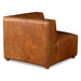 Chiavari Corner Chair in Distressed Cocoa Brown Leather - World Interiors