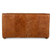Chiavari Full Back Loveseat in Distressed Cocoa Brown Leather - World Interiors