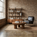 Noto 39" Round Coffee Table in Acorn Brown - World Interiors