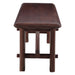 Hampton Loch 64" Bench in Walnut - World Interiors