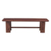 Hampton Loch 64" Bench in Walnut - World Interiors