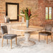 Haveli 60" Round Dining Table in Heirloom White - World Interiors