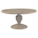 Haveli 60" Round Dining Table in Heirloom White - World Interiors