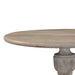 Haveli 60" Round Dining Table in Heirloom White - World Interiors