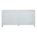Haveli 71" Plinth Base Dresser in Carved Heirloom White - World Interiors