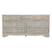 Haveli 71" Plinth Base Dresser in Carved Heirloom White - World Interiors