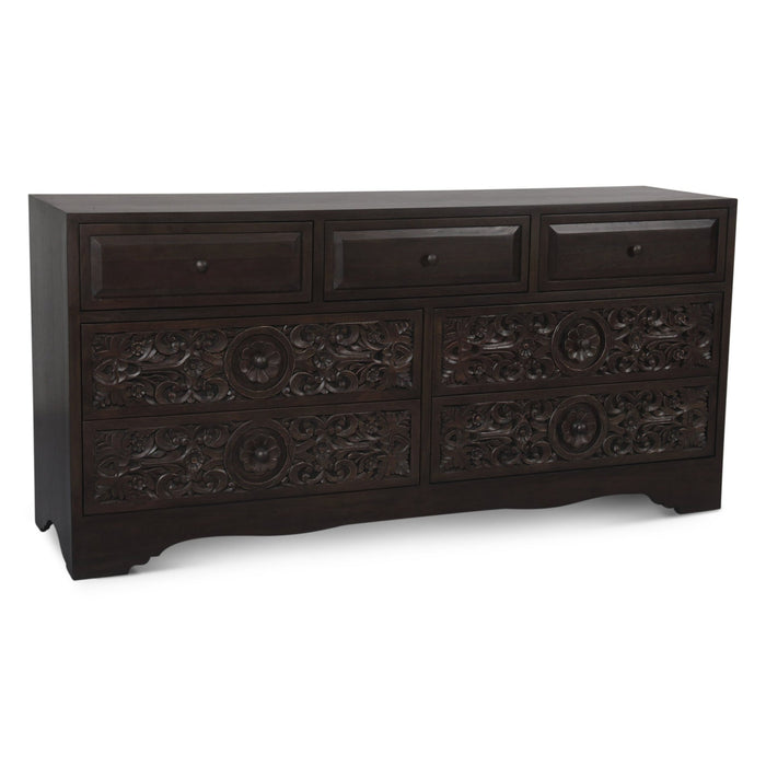 Haveli Traditional Handcarved Dresser - World Interiors