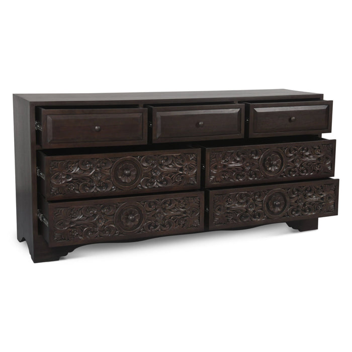 Haveli Traditional Handcarved Dresser - World Interiors