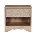 Haveli Traditional Handcarved Nightstand - World Interiors
