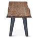 Knoxville 54" Live Edge Acacia Wood Dining Bench - World Interiors