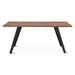 Knoxville 68" Live Edge Acacia Wood Dining Table in Smoked Acacia - World Interiors