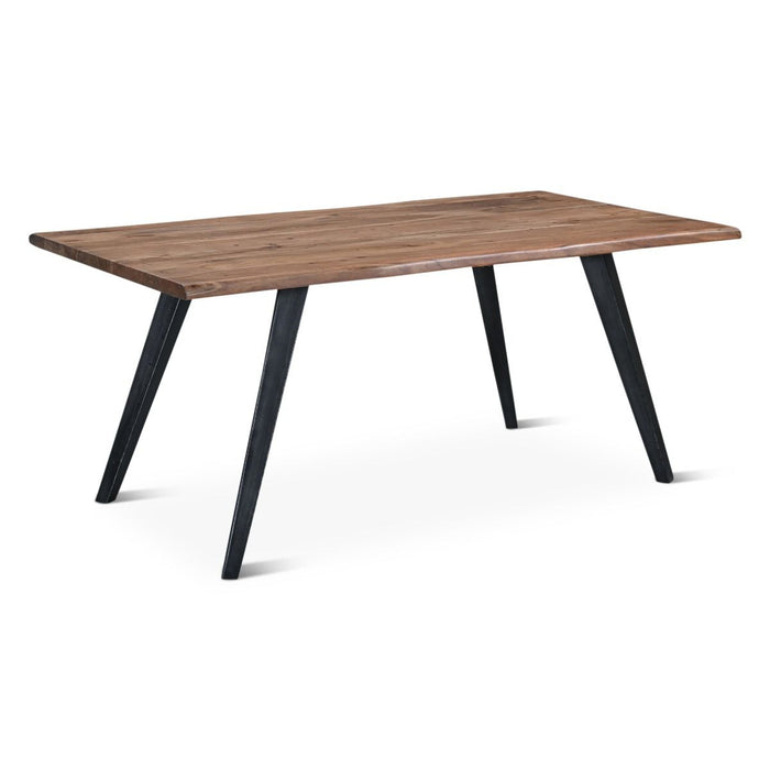 Knoxville 68" Live Edge Acacia Wood Dining Table - World Interiors