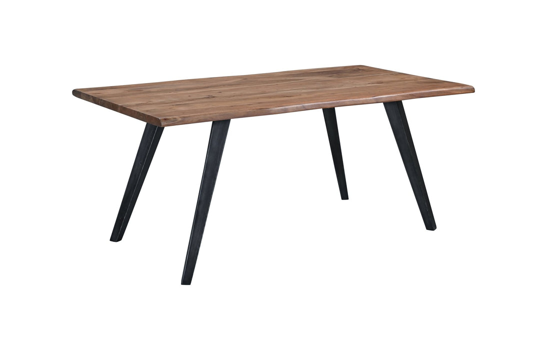 Knoxville x Melbourne 6 - Piece Live Edge Dining Set (68" Table + 4 Chairs + Bench) - World Interiors