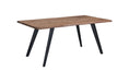 Knoxville x Melbourne 6 - Piece Live Edge Dining Set (68" Table + 4 Chairs + Bench) - World Interiors