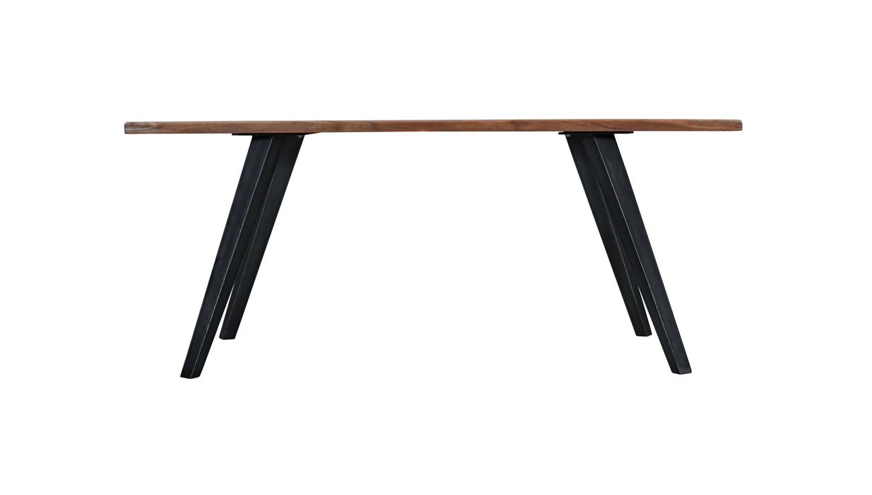 Knoxville x Melbourne 6 - Piece Live Edge Dining Set (68" Table + 4 Chairs + Bench) - World Interiors