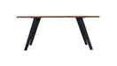 Knoxville x Melbourne 6 - Piece Live Edge Dining Set (68" Table + 4 Chairs + Bench) - World Interiors