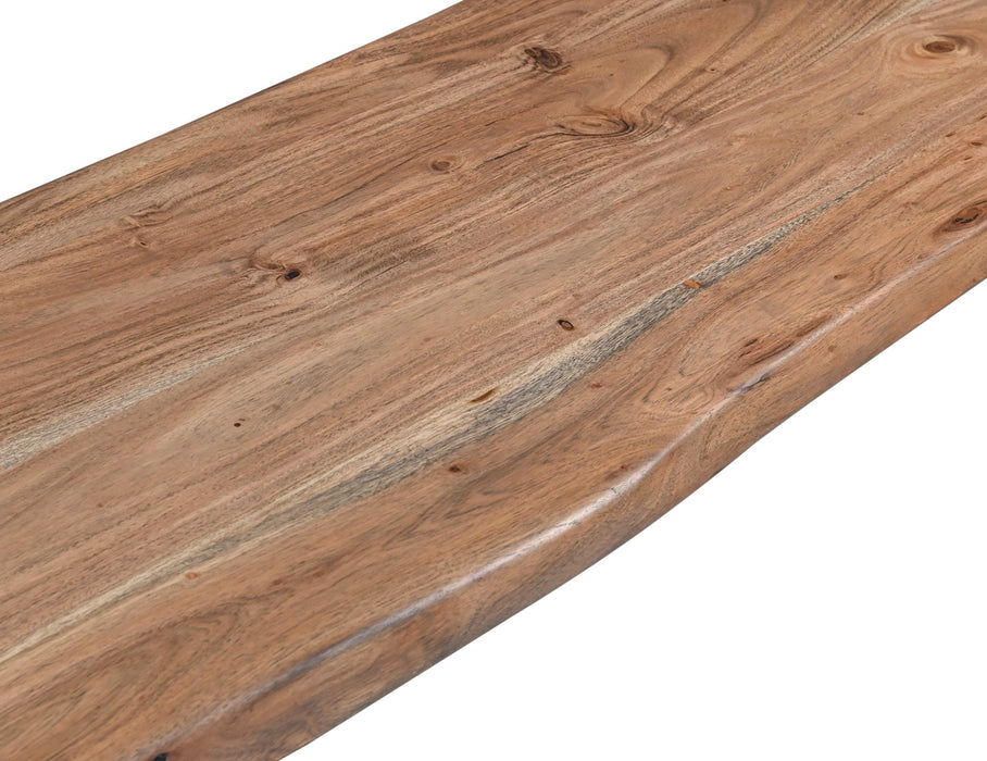 Knoxville x Melbourne 6 - Piece Live Edge Dining Set (68" Table + 4 Chairs + Bench) - World Interiors
