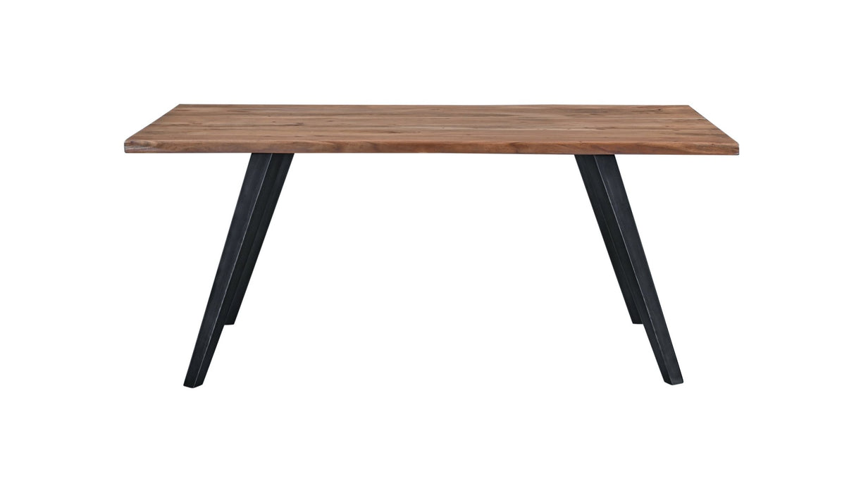 Knoxville x Melbourne 6 - Piece Live Edge Dining Set (68" Table + 4 Chairs + Bench) - World Interiors