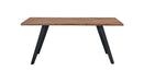 Knoxville x Melbourne 6 - Piece Live Edge Dining Set (68" Table + 4 Chairs + Bench) - World Interiors