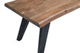 Knoxville x Melbourne 6 - Piece Live Edge Dining Set (68" Table + 4 Chairs + Bench) - World Interiors
