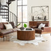 Lisbon Modern White Marble Coffee Table - World Interiors