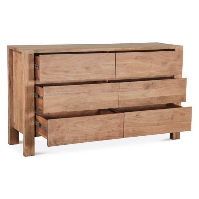 Mesa 4 - Piece Modern Bedroom Set (Queen Bed + 2 Nightstands + Dresser) - World Interiors