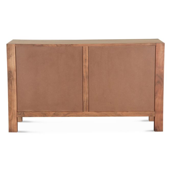 Mesa 4 - Piece Modern Bedroom Set (Queen Bed + 2 Nightstands + Dresser) - World Interiors