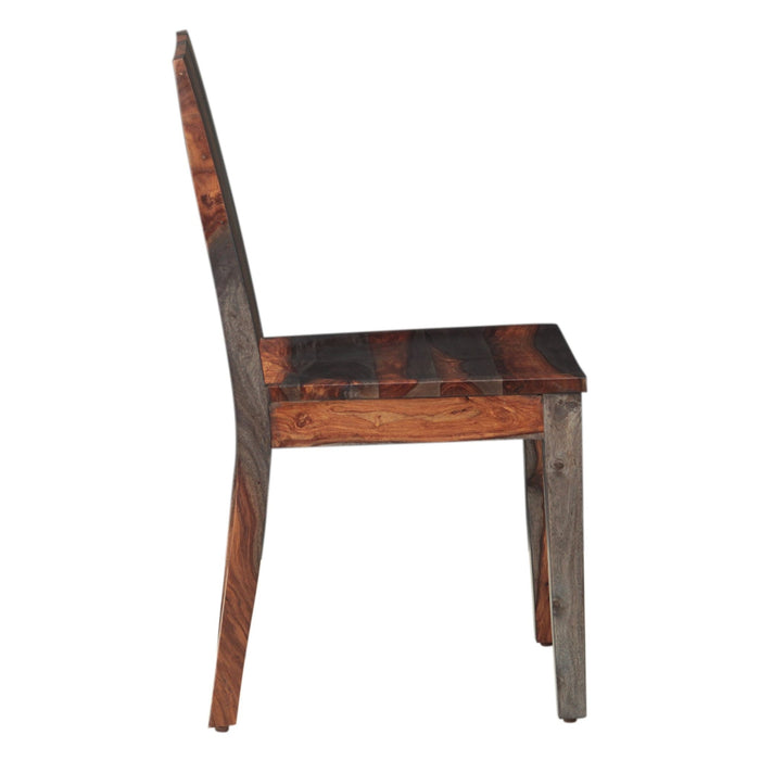 Monterey 17" Wood Dining Chair in Capri Sheesham - World Interiors
