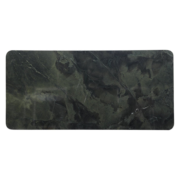 Notion 82" Dining Table in Green Marble with a Dark Mango Base - World Interiors