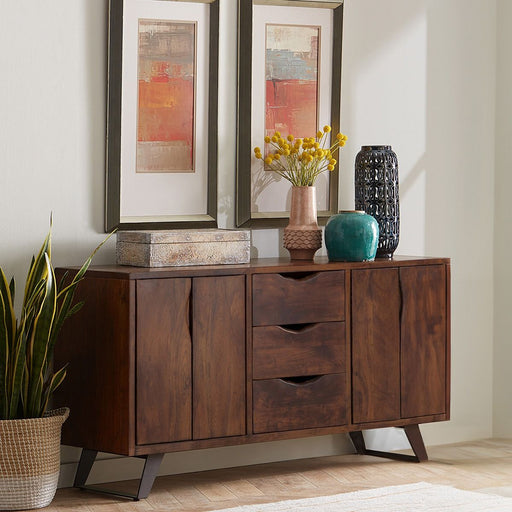Nottingham 68" Modern Acacia Wood Sideboard - World Interiors