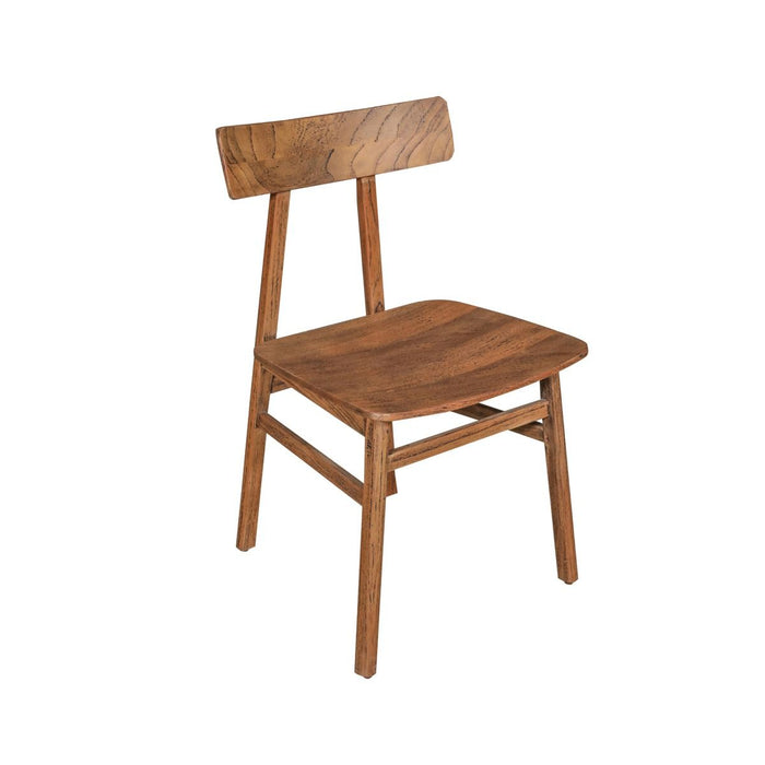 Open Back Solid Wood Side Chair | Reclaimed Wood Dining Chair