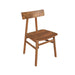 Open Back Solid Wood Side Chair | Reclaimed Wood Dining Chair