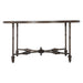 Ozark 40" Coffee Table with Floral Horn Inlay and Iron - World Interiors