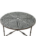 Ozark 40" Coffee Table with Floral Horn Inlay and Iron - World Interiors