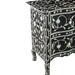 Ozark 42" Two Drawer Chest with Floral Horn Inlay - World Interiors