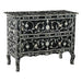Ozark 42" Two Drawer Chest with Floral Horn Inlay - World Interiors