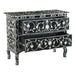 Ozark 42" Two Drawer Chest with Floral Horn Inlay - World Interiors