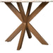 Pasadena Iron and Marble Round Dining Table - World Interiors