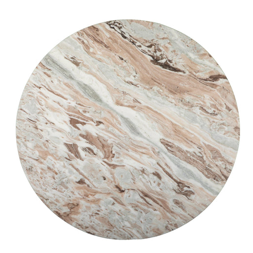 Pasadena Iron and Marble Round Dining Table - World Interiors