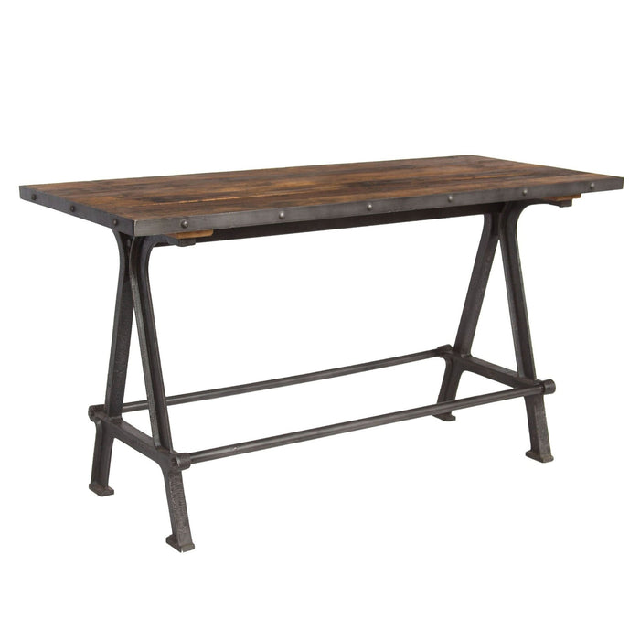 Paxton Gathering Table in Natural Reclaimed Wood - World Interiors
