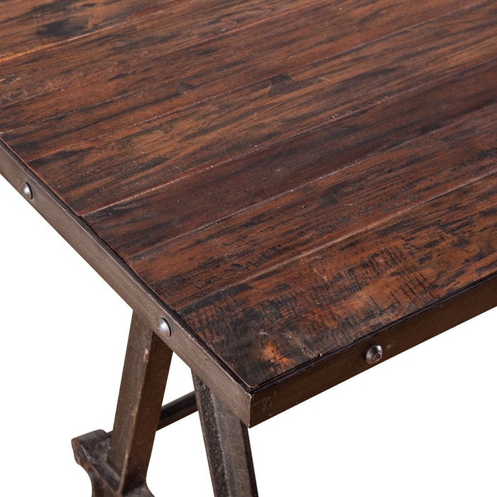 Paxton Gathering Table in Natural Reclaimed Wood - World Interiors