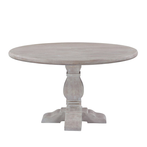 Pengrove 48" Round Dining Table in Heirloom White - World Interiors