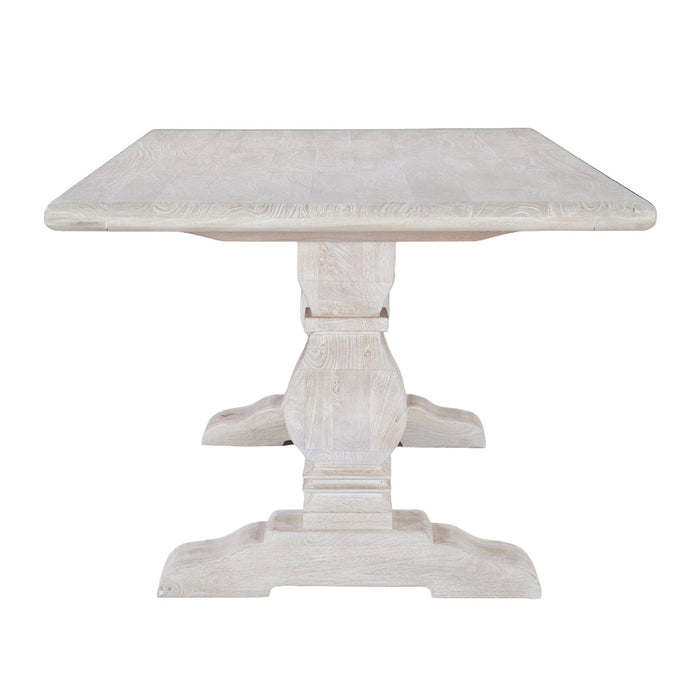 Pengrove 84" Dining Table in Heirloom White - World Interiors