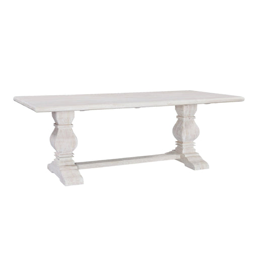 Pengrove 84" Dining Table in Heirloom White - World Interiors