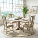 Pengrove 54" Round Dining Table in Heirloom White - World Interiors
