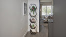 Bellmont 72" Industrial Modern Metal Octagonal Bookshelf - World Interiors