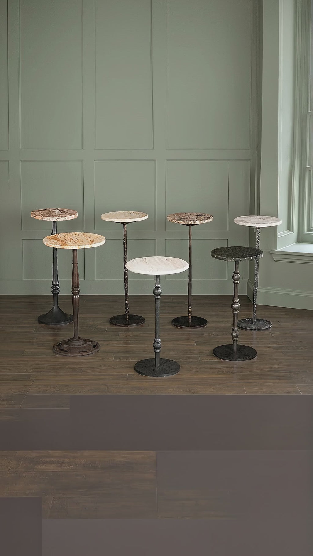 Rochester Modern Marble Side Table - World Interiors