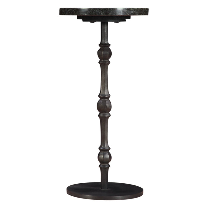 Rochester 10" Modern Green Marble Side Table - World Interiors