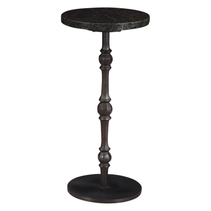 Rochester 10" Modern Green Marble Side Table - World Interiors