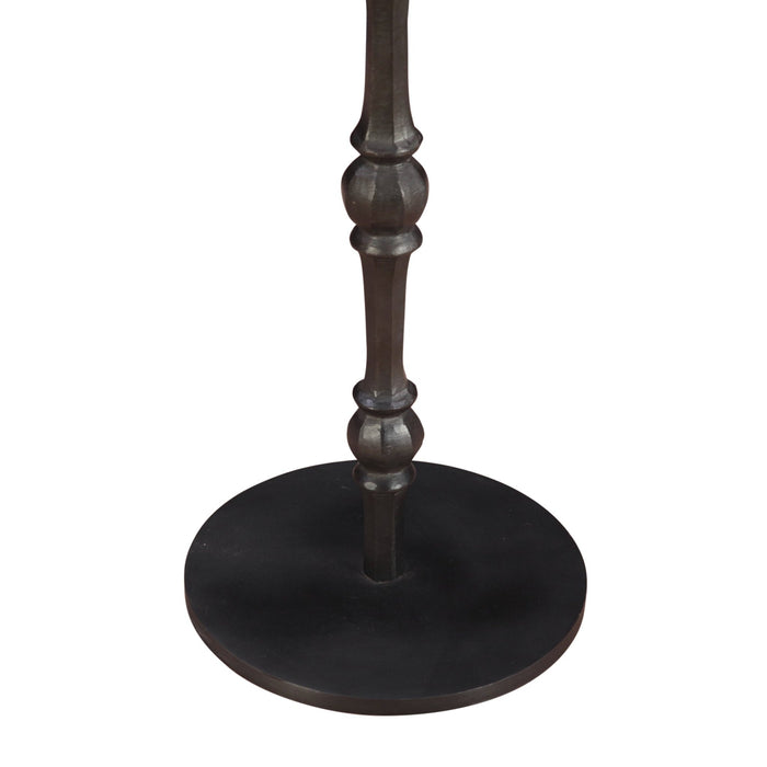 Rochester 10" Modern Green Marble Side Table - World Interiors